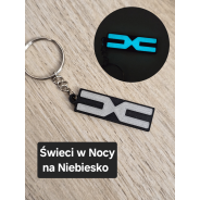Breloczek Dacia - Świeci w Nocy! 3d - Druk3d fidget Keychain mixGadzet