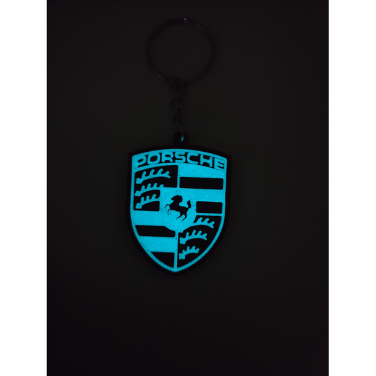 Breloczek Porsche - Świeci w Nocy! 3d - Druk3d fidget Keychain mixGadzet