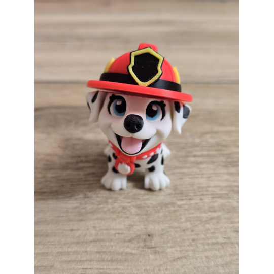 Figurka Flexy Dalmatyńczyk Strażak 3D - Druk3d fidget mixGadzet