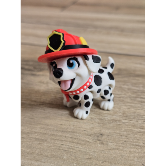 Figurka Flexy Dalmatyńczyk Strażak 3D - Druk3d fidget mixGadzet