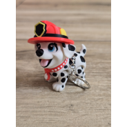 Breloczek Flexy Dalmatyńczyk Stażak 3D - Brelok Druk3d fidget Keychain