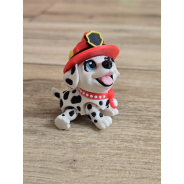 Breloczek Flexy Dalmatyńczyk Stażak 3D - Brelok Druk3d fidget Keychain