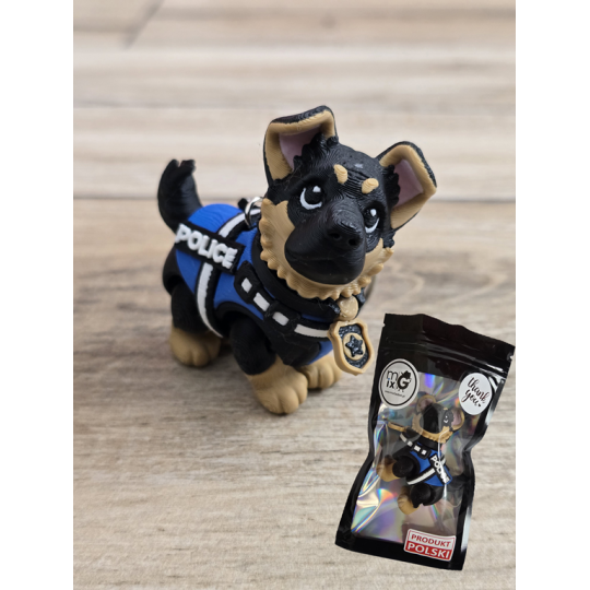 Breloczek GSD K9 3D - Brelok Druk3d fidget Keychain mixGadzet