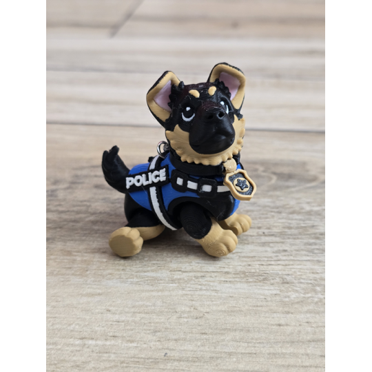 Breloczek GSD K9 3D - Brelok Druk3d fidget Keychain mixGadzet