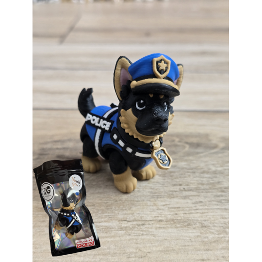 Figurka GSD K9 3D w Czapce - Druk3d fidget mixGadzet