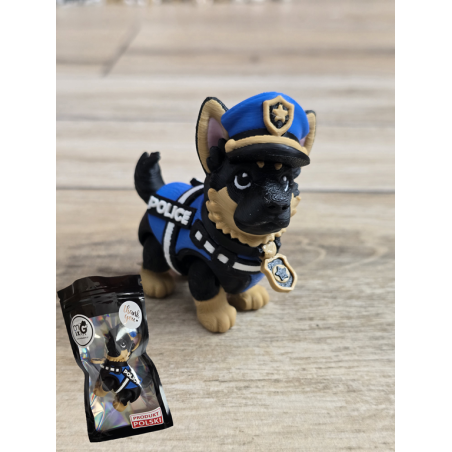 Figurka GSD K9 3D w Czapce - Druk3d fidget mixGadzet