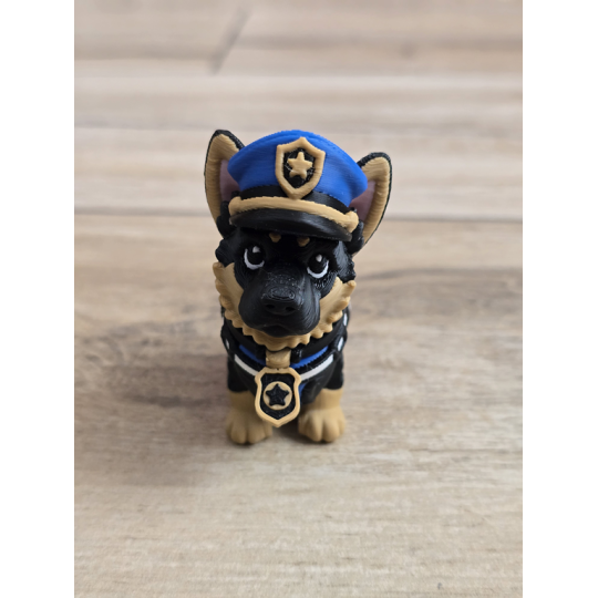 Figurka GSD K9 3D w Czapce - Druk3d fidget mixGadzet