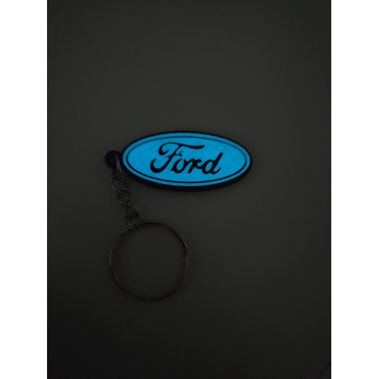 Breloczek Ford - Świeci w Nocy! 3d - Druk3d fidget Keychain mixGadzet