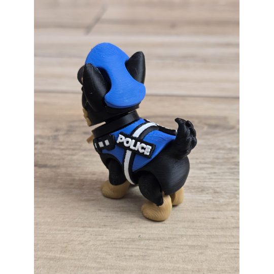 Figurka GSD K9 3D w Czapce - Druk3d fidget mixGadzet