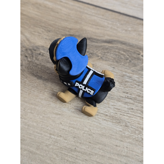 Figurka GSD K9 3D w Czapce - Druk3d fidget mixGadzet