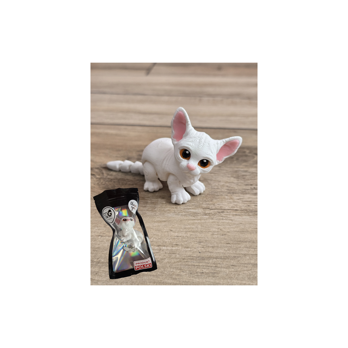Figurka Kota Sphynx 3d - Druk3d fidget mixGadzet