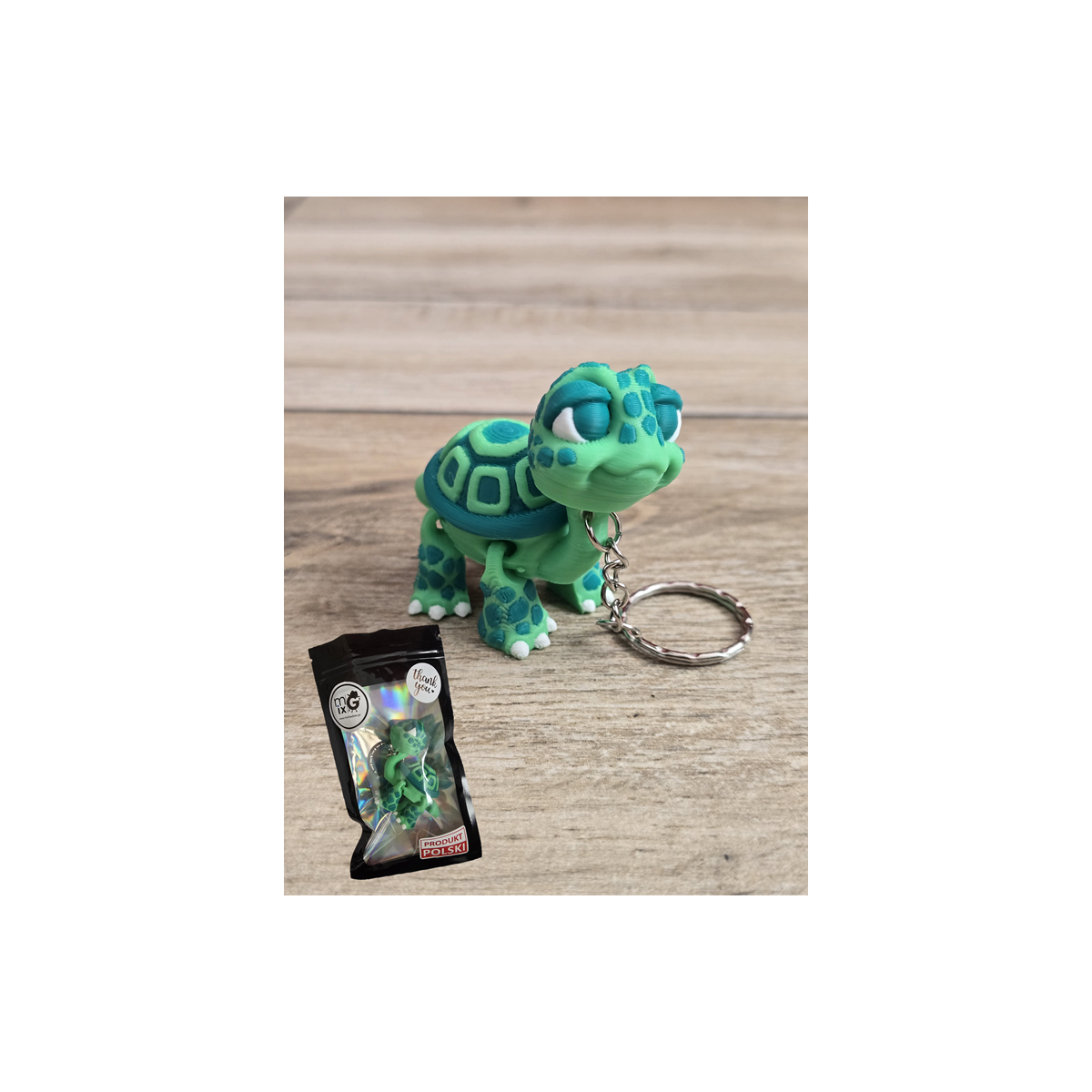 Breloczek Zielonego Żówia 3D - Brelok Druk3d fidget Keychain mixGadzet