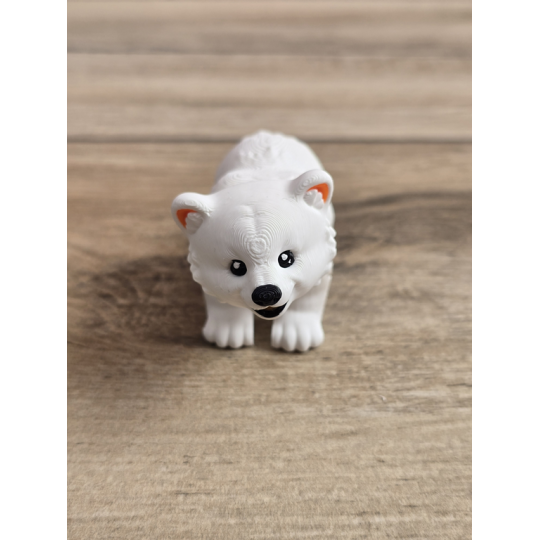 Figurka Białego Misia 3d - Druk3d fidget mixGadzet
