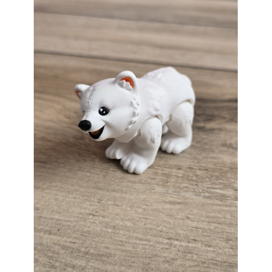 Figurka Białego Misia 3d - Druk3d fidget mixGadzet