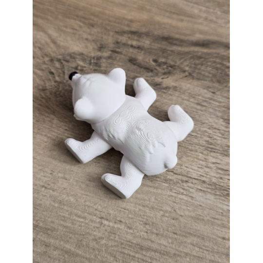Figurka Białego Misia 3d - Druk3d fidget mixGadzet
