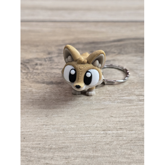 Breloczek Fenek Pustynny 3D - Brelok Druk3d fidget Keychain mixGadzet