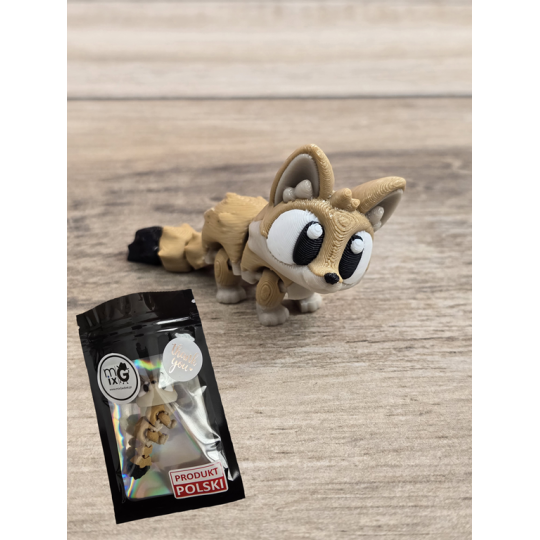 Breloczek Fenek Pustynny 3D - Brelok Druk3d fidget Keychain mixGadzet
