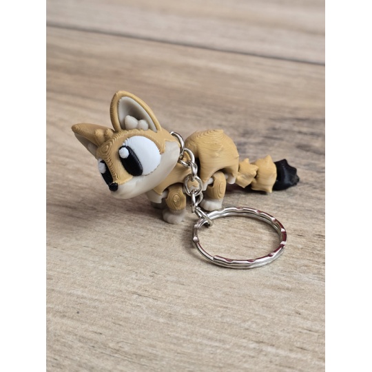 Breloczek Fenek Pustynny 3D - Brelok Druk3d fidget Keychain mixGadzet