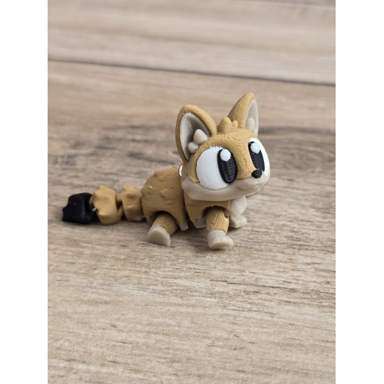 Breloczek Fenek Pustynny 3D - Brelok Druk3d fidget Keychain mixGadzet
