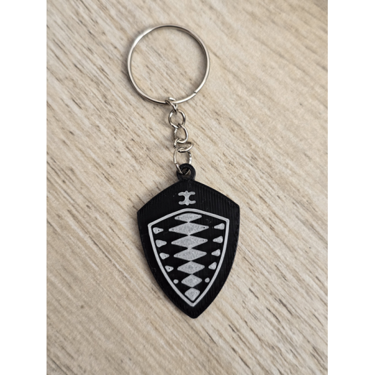 Breloczek Koenigsegg - Świeci w Nocy! 3d -Druk3d fidget Keychain mixGadzet