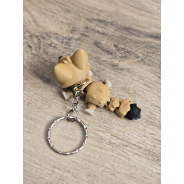 Breloczek Fenek Pustynny 3D - Brelok Druk3d fidget Keychain mixGadzet