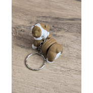 Breloczek Buldog 3D - Brelok Druk3d fidget Keychain mixGadzet