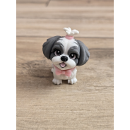 Figurka Shih Tzu z kitką Szary 3D - Druk3d fidget mixGadzet
