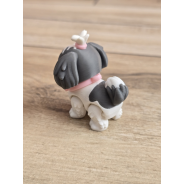 Figurka Shih Tzu z kitką Szary 3D - Druk3d fidget mixGadzet