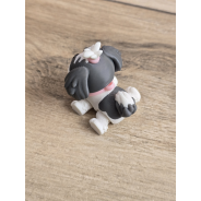 Figurka Shih Tzu z kitką Szary 3D - Druk3d fidget mixGadzet