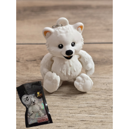 Breloczek Miś Polarny 3D - Brelok Druk3d fidget Keychain