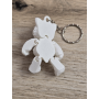 Breloczek Miś Polarny 3D - Brelok Druk3d fidget Keychain
