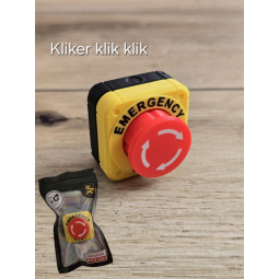 Kliker klik klik Przycisk Bezpieczeństwa 3D - Druk3d fidget mixGadzet