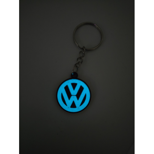 Breloczek Volkswagen - Świeci w Nocy! 3d -Druk3d fidget Keychain mixGadzet