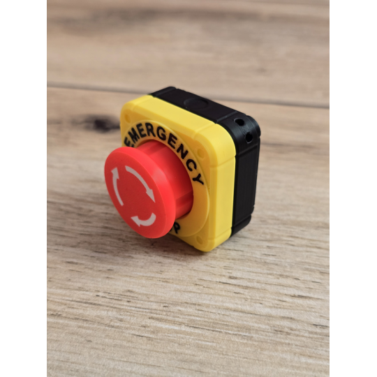 Kliker klik klik Przycisk Bezpieczeństwa 3D - Druk3d fidget mixGadzet