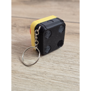 Breloczek Kliker Przycisk Bezpieczeństwa 3D - Druk3d fidget Keychain