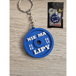 Breloczek Talerz Olimpijski Nie ma Lipy 3D - Brelok Druk3d fidget Keychain