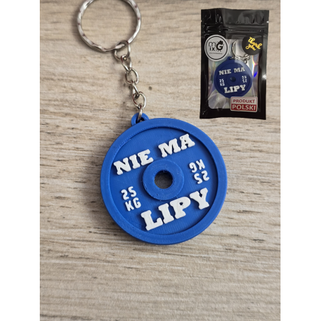 Breloczek Talerz Olimpijski Nie ma Lipy 3D - Brelok Druk3d fidget Keychain