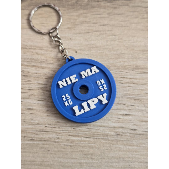 Breloczek Talerz Olimpijski Nie ma Lipy 3D - Brelok Druk3d fidget Keychain
