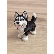 Figurka Husky z kolorowymi Oczami 3D - Druk3d fidget mixGadzet