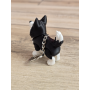 Breloczek Husky z kolorowymi Oczami 3D - Brelok Druk3d fidget Keychain