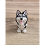 Figurka Husky z niebieskimi Oczami 3D - Druk3d fidget mixGadzet