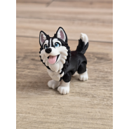 Figurka Husky z niebieskimi Oczami 3D - Druk3d fidget mixGadzet