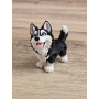 Figurka Husky z niebieskimi Oczami 3D - Druk3d fidget mixGadzet