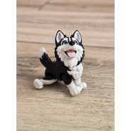 Figurka Husky z niebieskimi Oczami 3D - Druk3d fidget mixGadzet