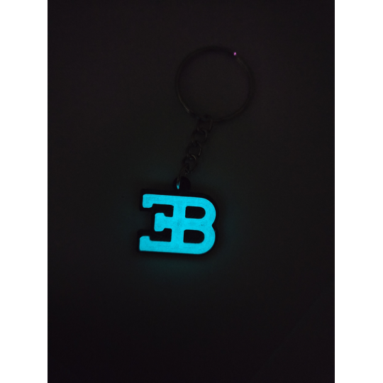 Breloczek Bugatti- Świeci w Nocy! 3d -Druk3d fidget Keychain mixGadzet