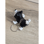 Breloczek Husky z niebieskimi Oczami 3D - Brelok Druk3d fidget Keychain