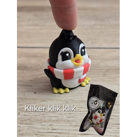 Kliker klik klik Pingwina 3D - Druk3d fidget mixGadzet