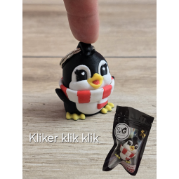 Breloczek Kliker klik klik Pingwina 3D - Brelok Druk3d fidget Keychain