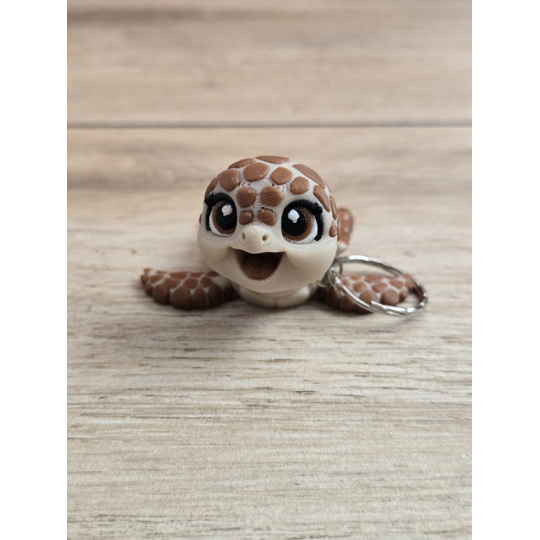 Breloczek Żółwia 3D - Brelok Druk3d fidget Keychain