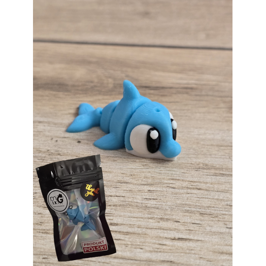 Figurka Delfina 3D - Druk3d fidget mixGadzet